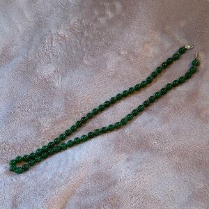 Elegant Green Beaded Necklace